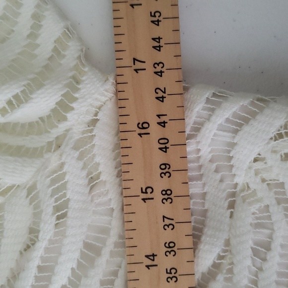 Lilly Pulitzer Topanga Dress Small Cream Crochet Lace Beach Coastal Vacation - Picture 10 of 15